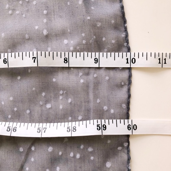Grey Purple Speckled Lightweight Flowy Scarf - Picture 14 of 14